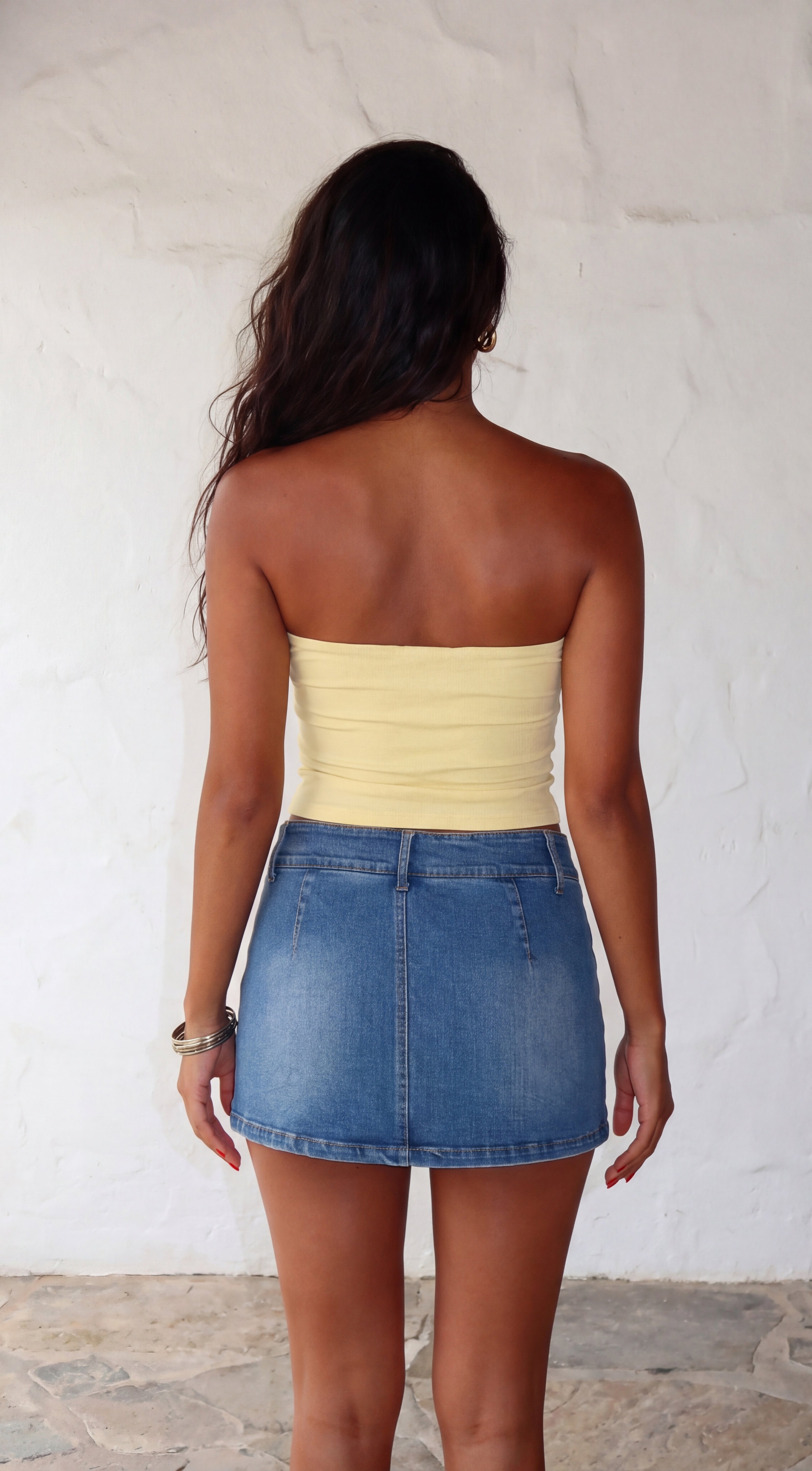 Arlie Tube Top - Light Yellow