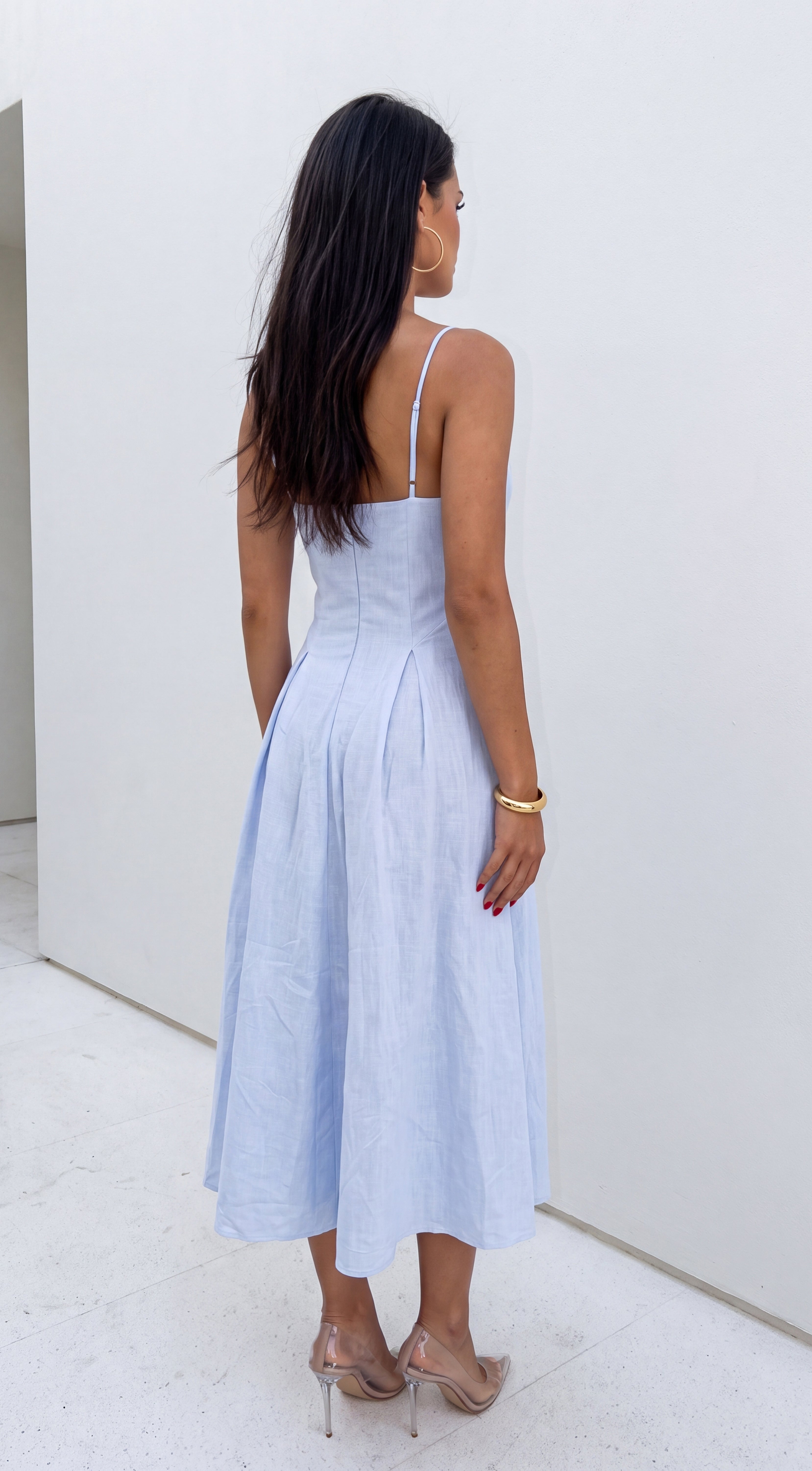 Bluebell Midi Dress - Blue