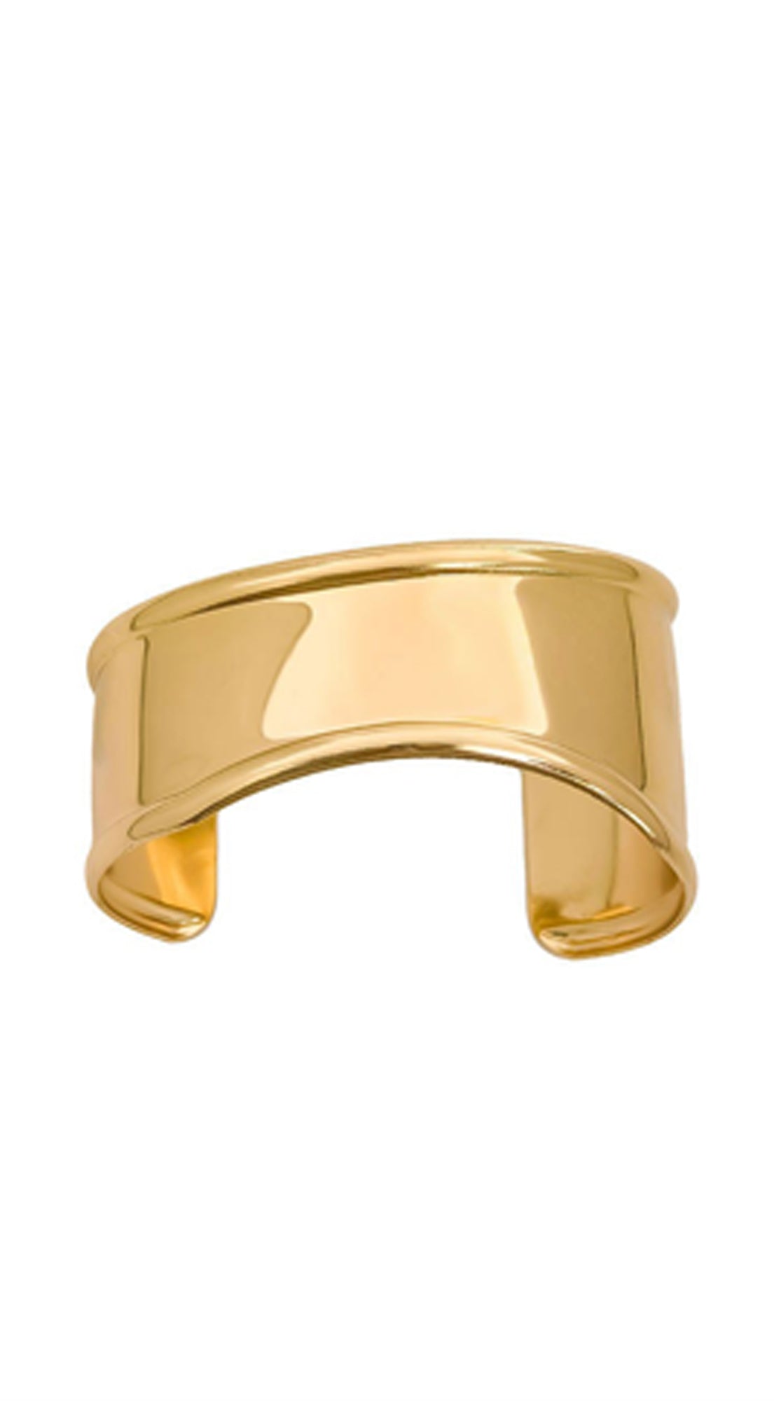 Cia Irregular Wide Bracelet- Gold