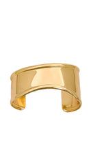 Cia Irregular Wide Bracelet- Gold