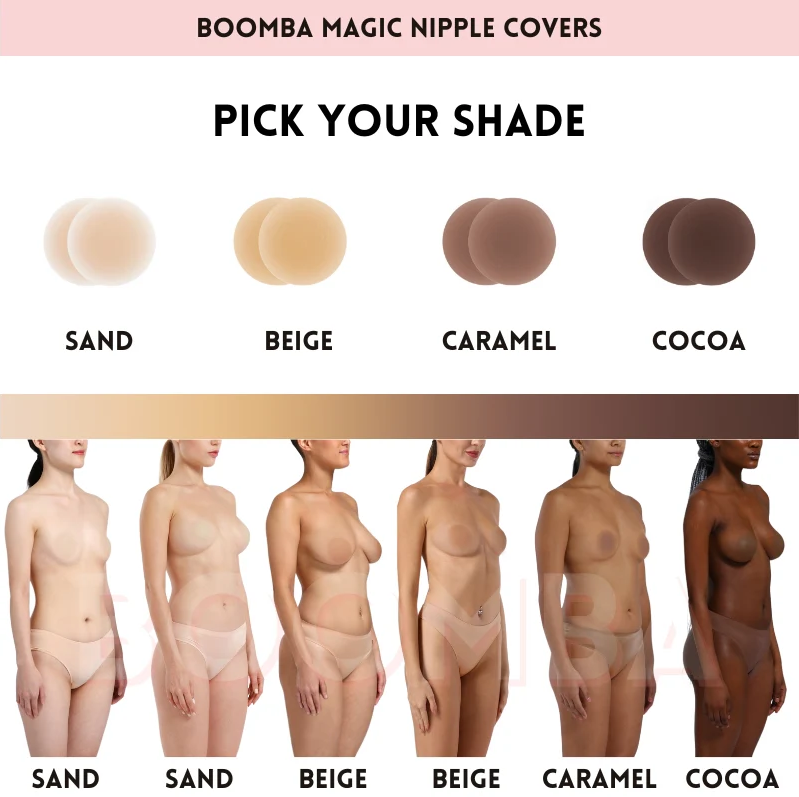 Boomba Magic Nipple Covers - Beige