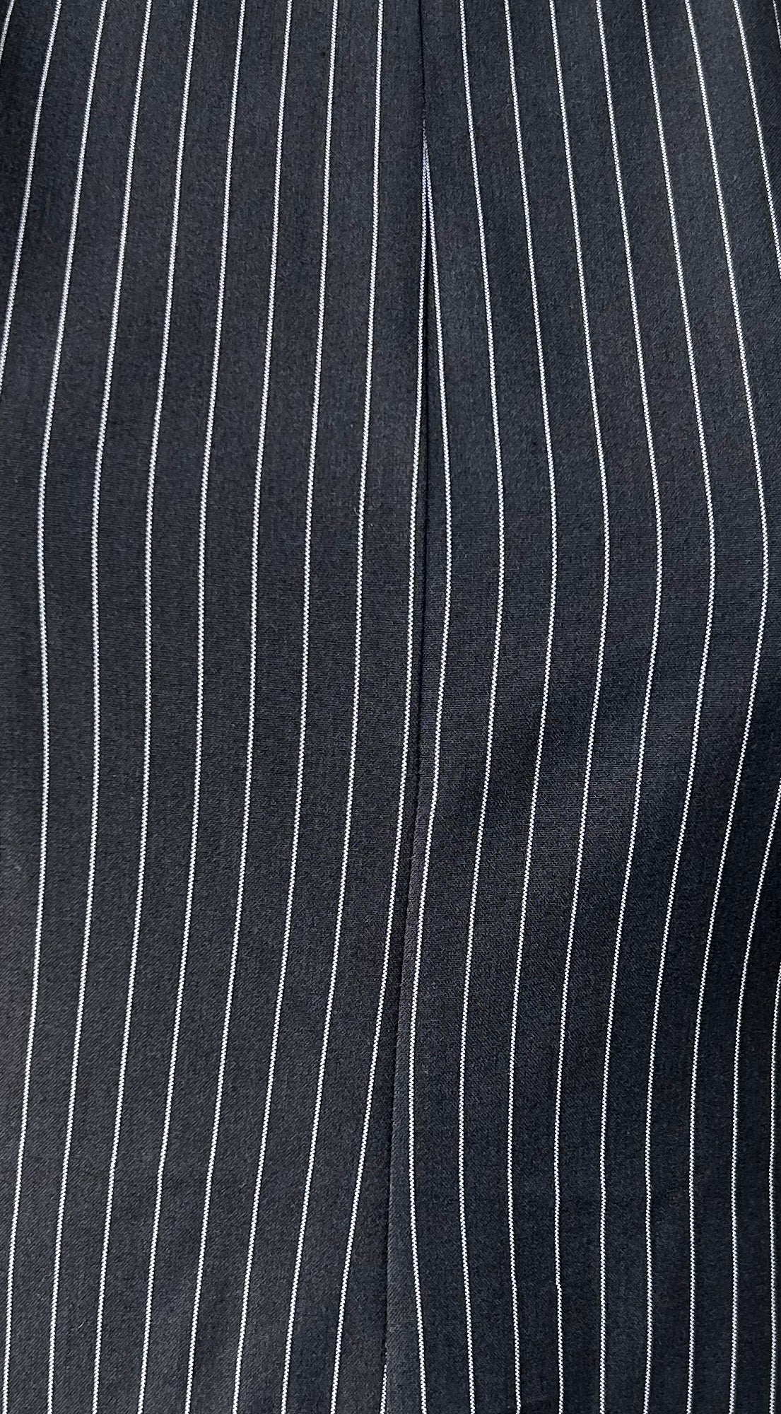 Avelora Pinstripe Tailored Set - Black