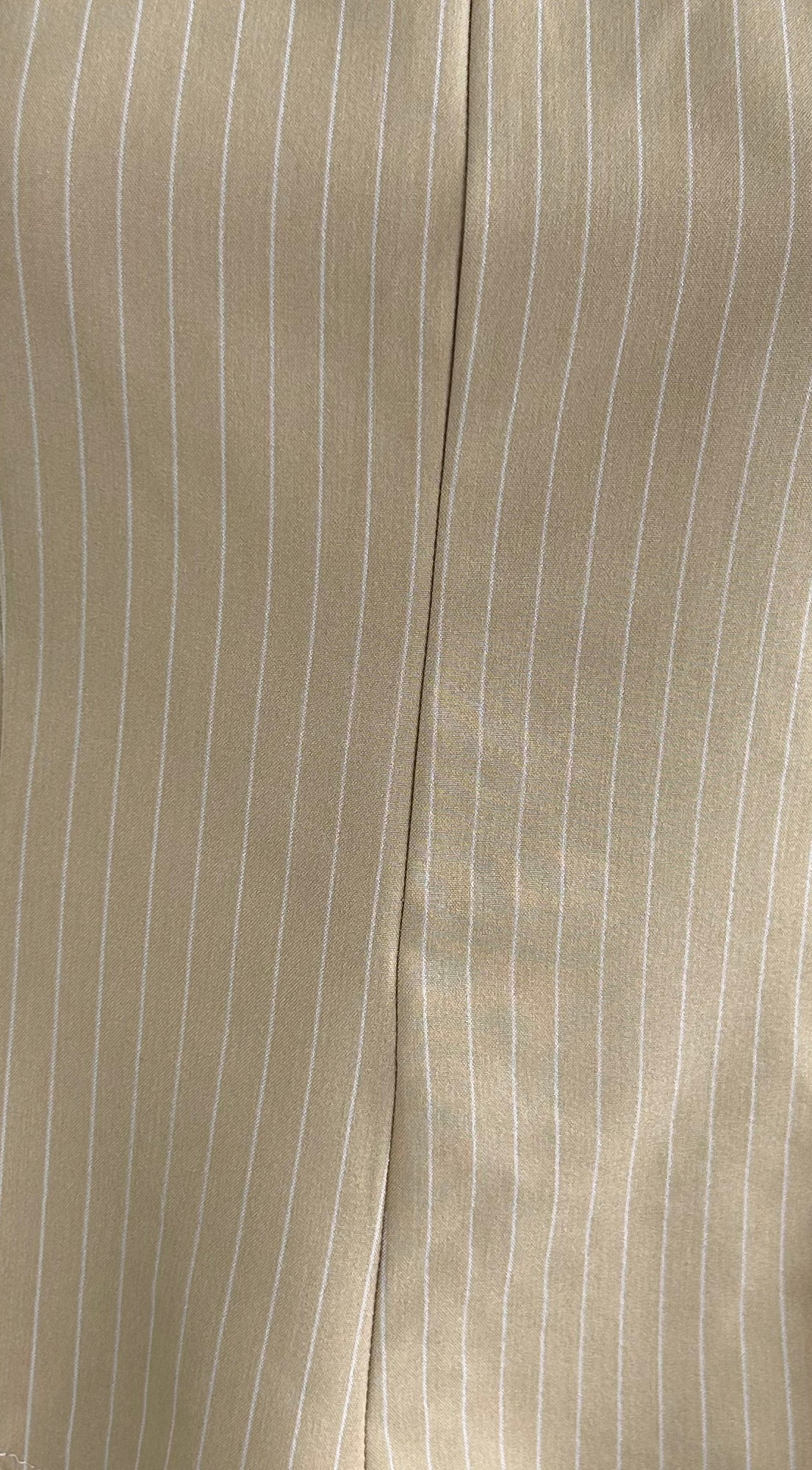 Avelora Pinstripe Tailored Set - Beige