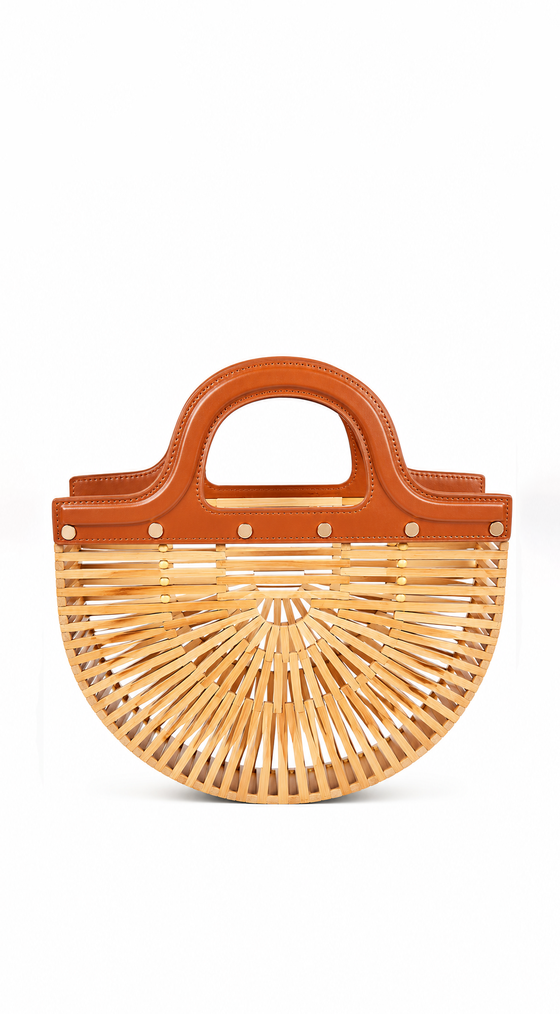 Belize Bamboo Handbag - Beige