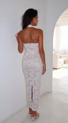 Calienne Lace Maxi Dress - White